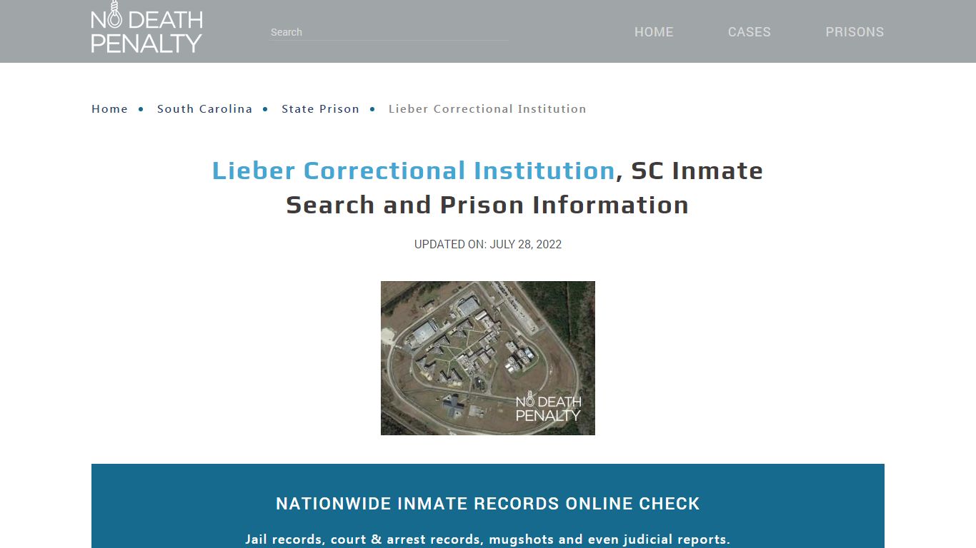 Lieber Correctional Institution, SC Inmate Search ...